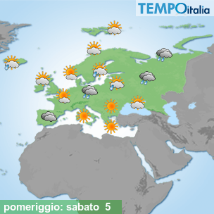 Mappa pomeriggio per la giornata del 2026-09-05