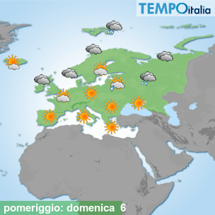 Mappa pomeriggio per la giornata del 2026-09-06