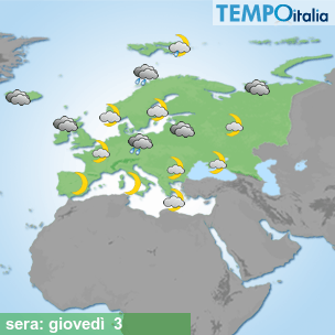 Mappa sera per la giornata del 2026-09-03