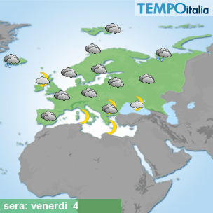 Mappa sera per la giornata del 2026-09-04