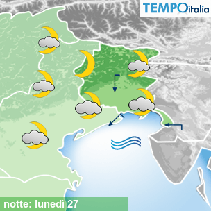 Mappa notte per la giornata del 2026-07-27