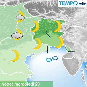 Mappa notte per la giornata del 2026-07-29