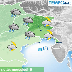 Mappa notte per la giornata del 2026-09-09