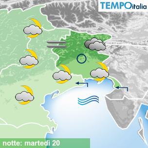 Mappa notte per la giornata del 2026-10-20