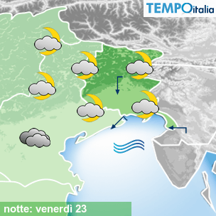 Mappa notte per la giornata del 2026-10-23