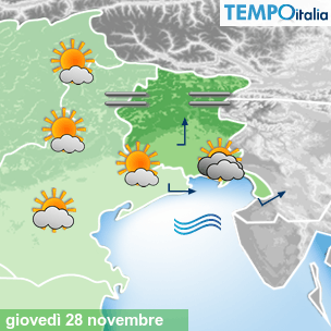 Mappa Giornaliera per la giornata di mercoledì 16 marzo