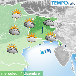 Mappa Giornaliera per la giornata di mercoledì 16 marzo