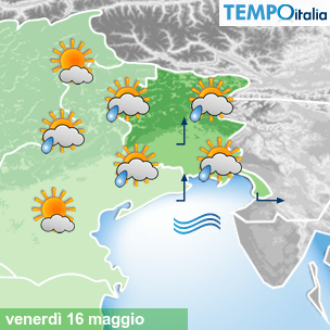 Mappa Giornaliera per la giornata di mercoledì 16 marzo