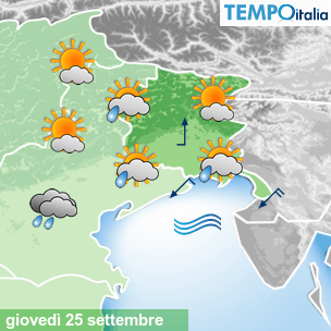 Mappa Giornaliera per la giornata di mercoledì 16 marzo