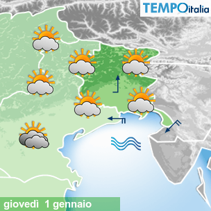 Mappa Giornaliera per la giornata di mercoledì 16 marzo