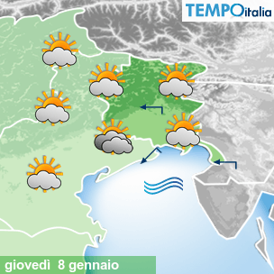 Mappa Giornaliera per la giornata di mercoledì 16 marzo