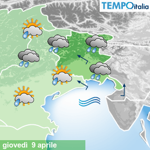 Mappa Giornaliera per la giornata di mercoledì 16 marzo