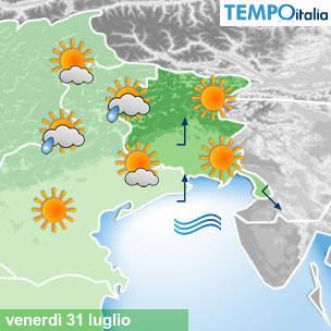 Mappa Giornaliera per la giornata di mercoledì 16 marzo