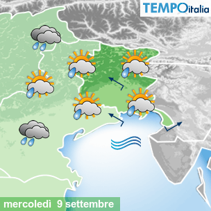 Mappa Giornaliera per la giornata di mercoledì 16 marzo
