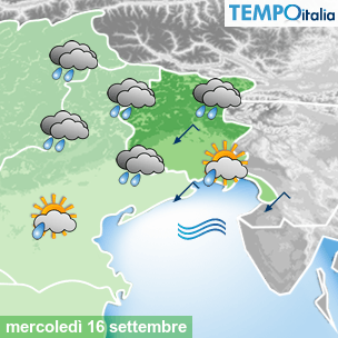 Mappa Giornaliera per la giornata di mercoledì 16 marzo