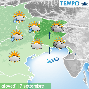 Mappa Giornaliera per la giornata di mercoledì 16 marzo