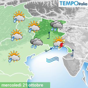 Mappa Giornaliera per la giornata di mercoledì 16 marzo