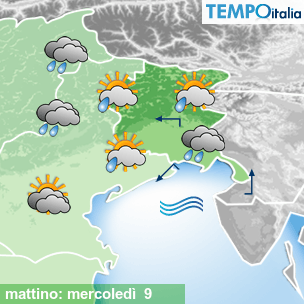 Mappa mattino per la giornata del 2026-09-09
