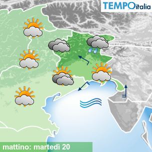 Mappa mattino per la giornata del 2026-10-20