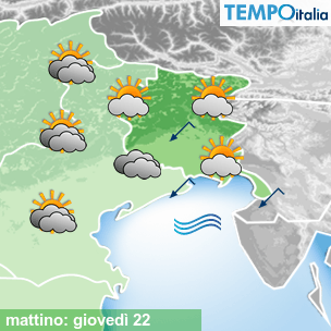 Mappa mattino per la giornata del 2026-10-22