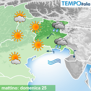Mappa mattino per la giornata del 2026-10-25