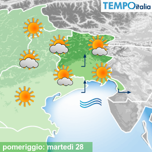 Mappa pomeriggio per la giornata del 2026-07-28