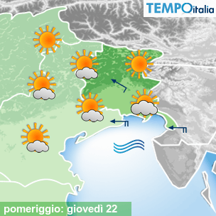 Mappa pomeriggio per la giornata del 2026-10-22