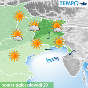 Mappa pomeriggio per la giornata del 2026-10-29