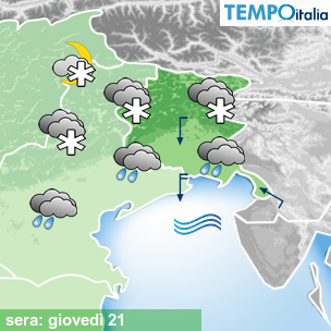 Mappa sera per la giornata del 2024-11-21