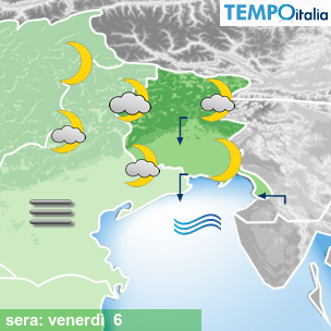 Mappa sera per la giornata del 2024-12-06