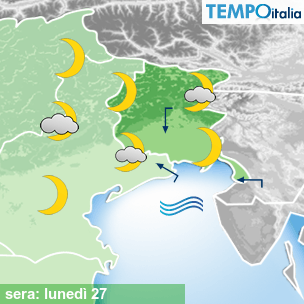 Mappa sera per la giornata del 2026-07-27