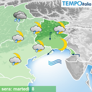 Mappa sera per la giornata del 2026-09-08