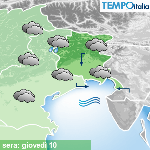 Mappa sera per la giornata del 2026-09-10