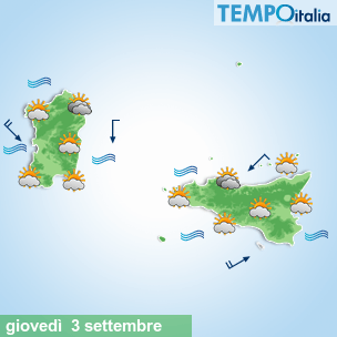 Mappa Giornaliera per la giornata di mercoledì 16 marzo