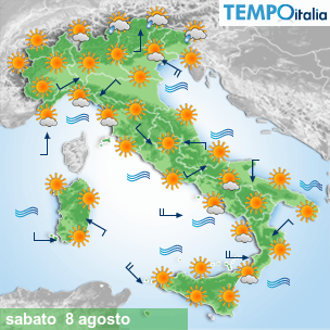 Mappa Giornaliera per la giornata di mercoledì 16 marzo