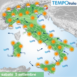 Mappa Giornaliera per la giornata di mercoledì 16 marzo