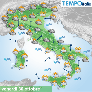 Mappa Giornaliera per la giornata di mercoledì 16 marzo
