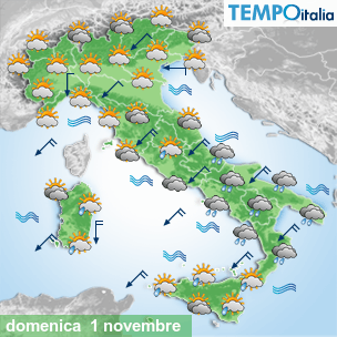 Mappa Giornaliera per la giornata di mercoledì 16 marzo