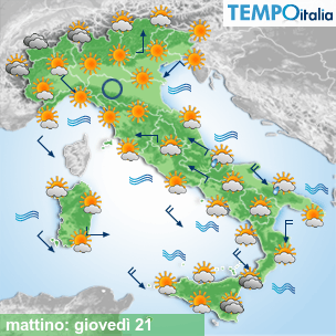 Mappa mattino per la giornata del 2024-11-21