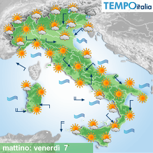Mappa mattino per la giornata del 2026-08-07