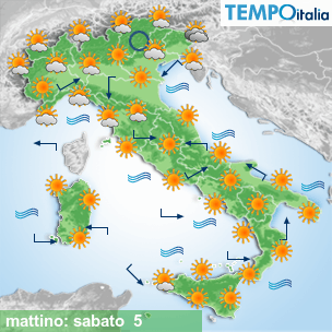 Mappa mattino per la giornata del 2026-09-05