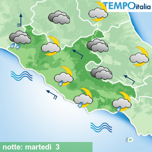Mappa notte per la giornata del 2026-02-03