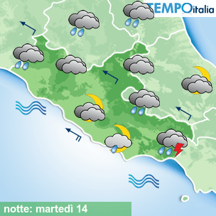 Mappa notte per la giornata del 2026-04-14