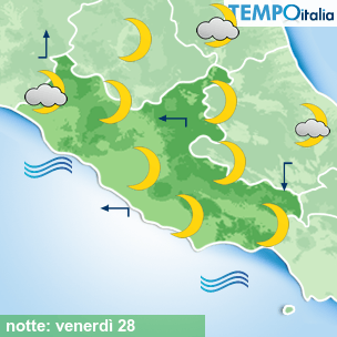 Mappa notte per la giornata del 2026-08-28