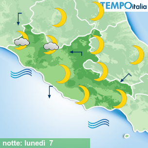 Mappa notte per la giornata del 2026-09-07