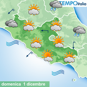 Mappa Giornaliera per la giornata di mercoledì 16 marzo