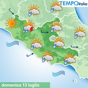 Mappa Giornaliera per la giornata di mercoledì 16 marzo