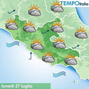 Mappa Giornaliera per la giornata di mercoledì 16 marzo