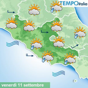 Mappa Giornaliera per la giornata di mercoledì 16 marzo
