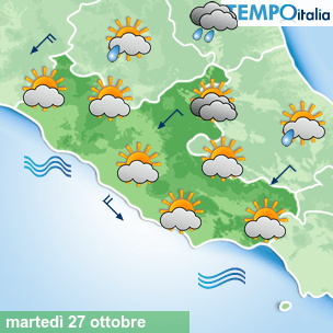 Mappa Giornaliera per la giornata di mercoledì 16 marzo